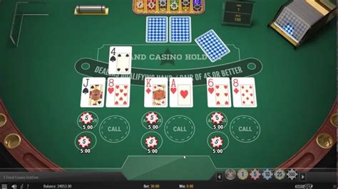 3 Hand Casino Holdem Review 2024